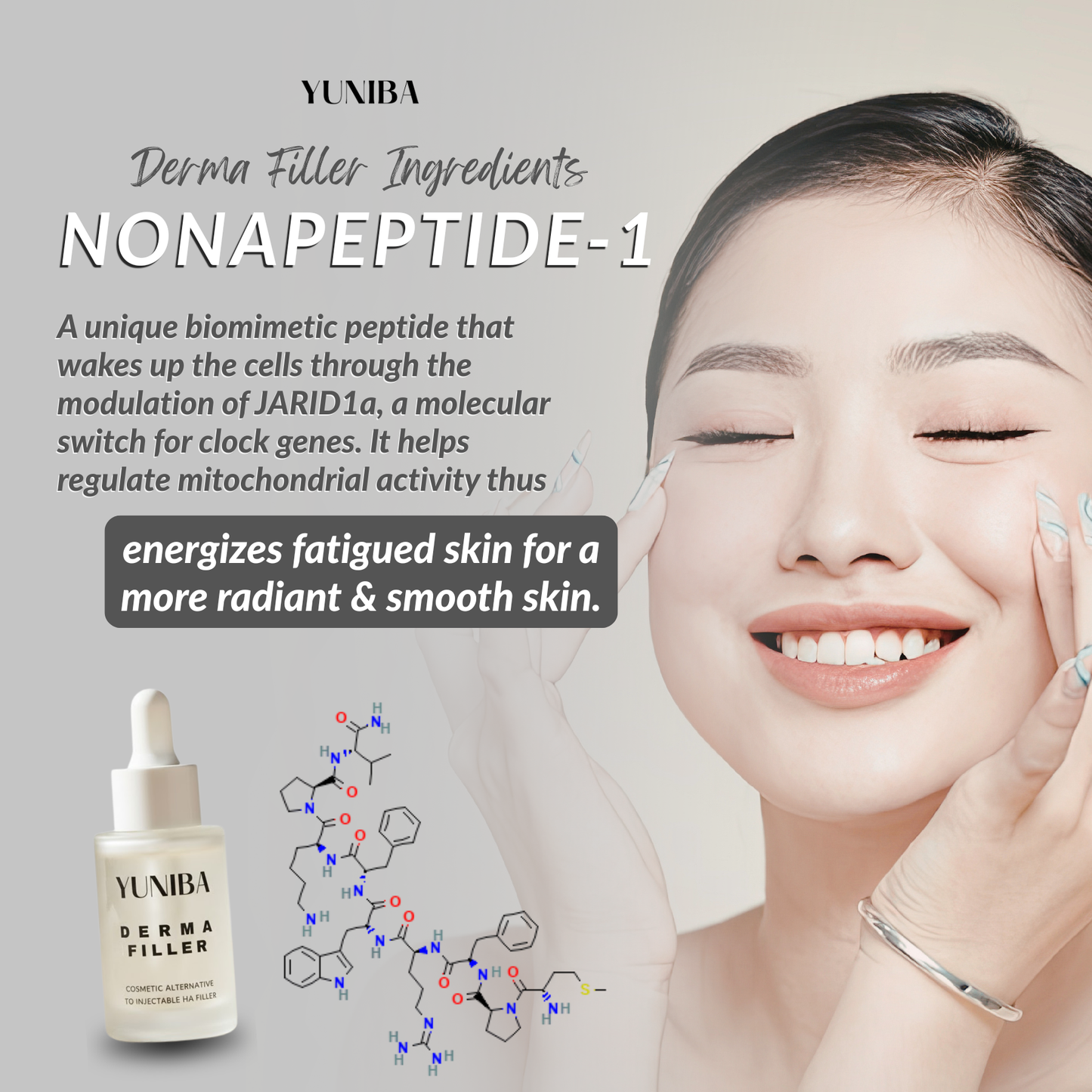 Derma Filler 30ML - Non-Invasive HA Filler for Instant Wrinkle Reduction & Skin Hydration