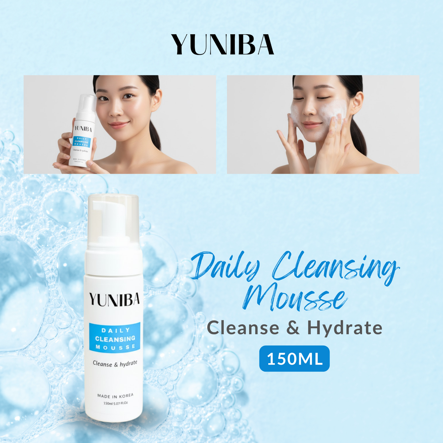 Hydrating Daily Cleansing Mousse 150ML