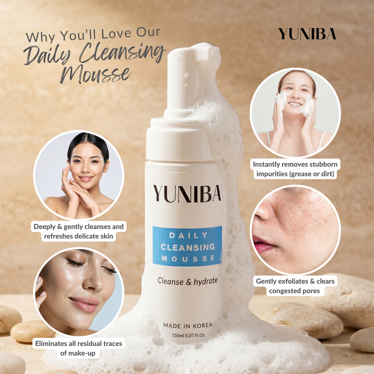Hydrating Daily Cleansing Mousse 150ML