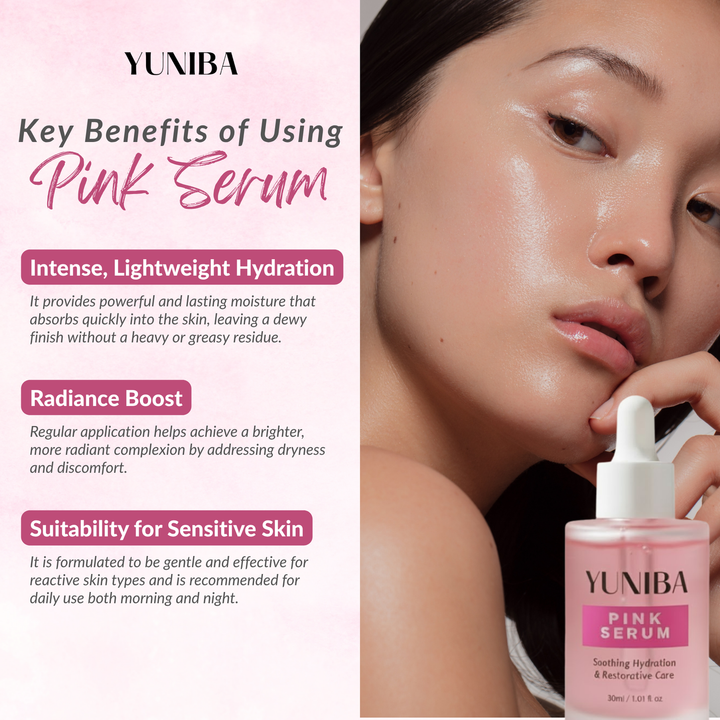 Pink Serum [30ML] Soothing Hydration & Restorative Care
