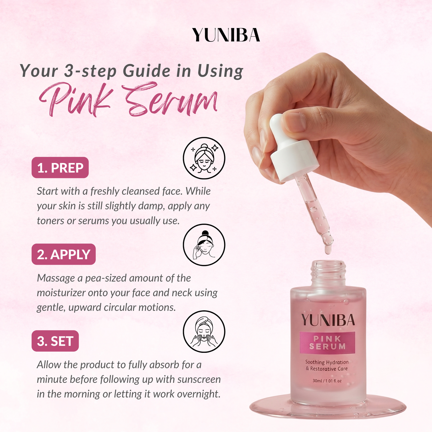 Pink Serum [30ML] Soothing Hydration & Restorative Care