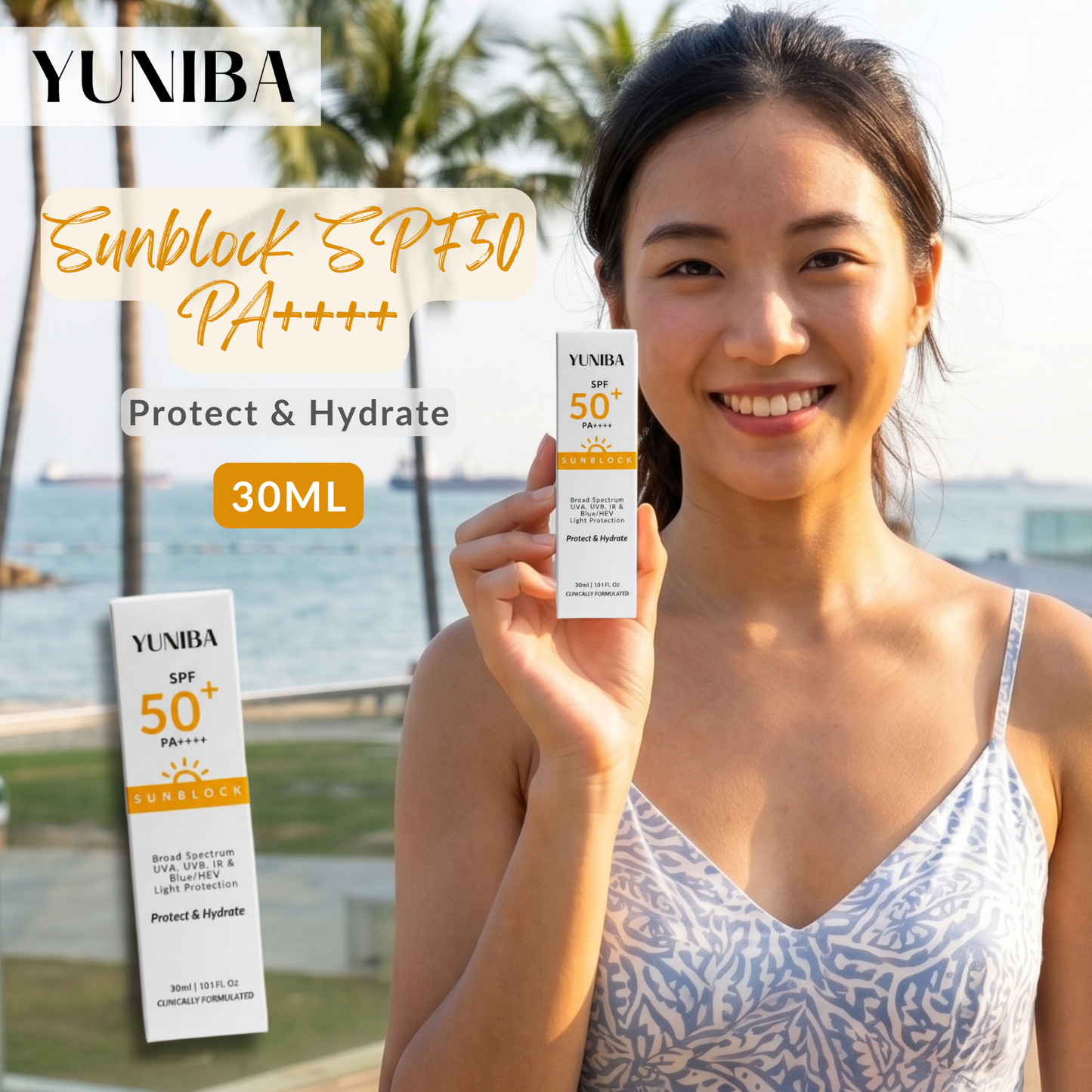 SUNBLOCK SPF50 PA++++ (30ML) - Skin Soothing & Cell Regeneration